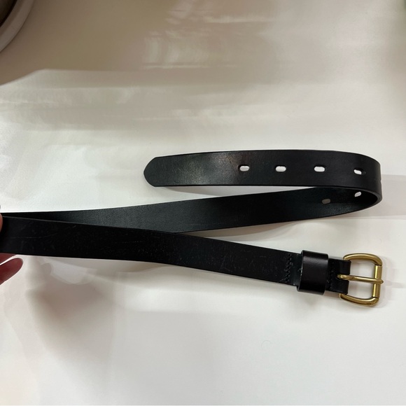 Aritzia Accessories - Aritzia Wilfred Black Leather Belt XS
